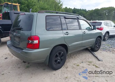 2005 Toyota Highlander V6 from USA, damaged, VIN JTEEP21A550107567